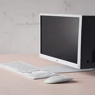 computer mockup