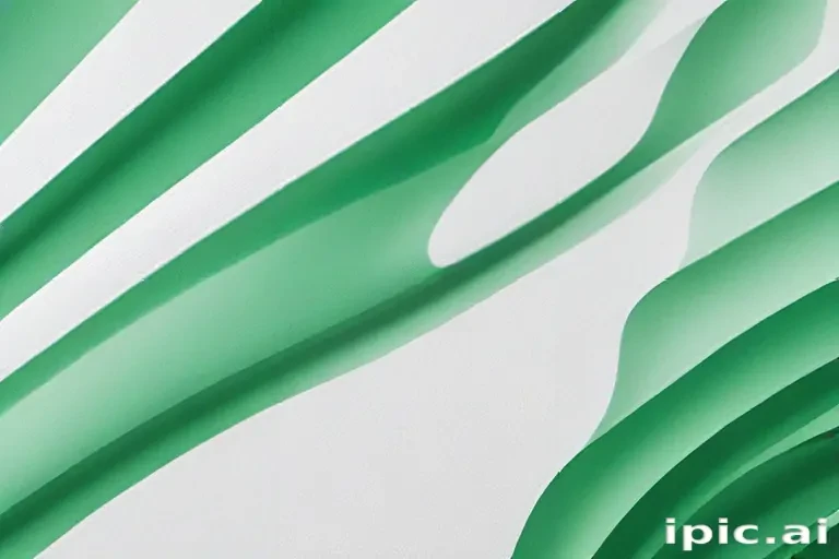 green and white background