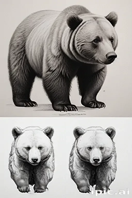 drawings of bears