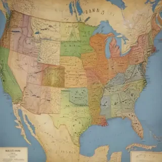 map of the united states of america