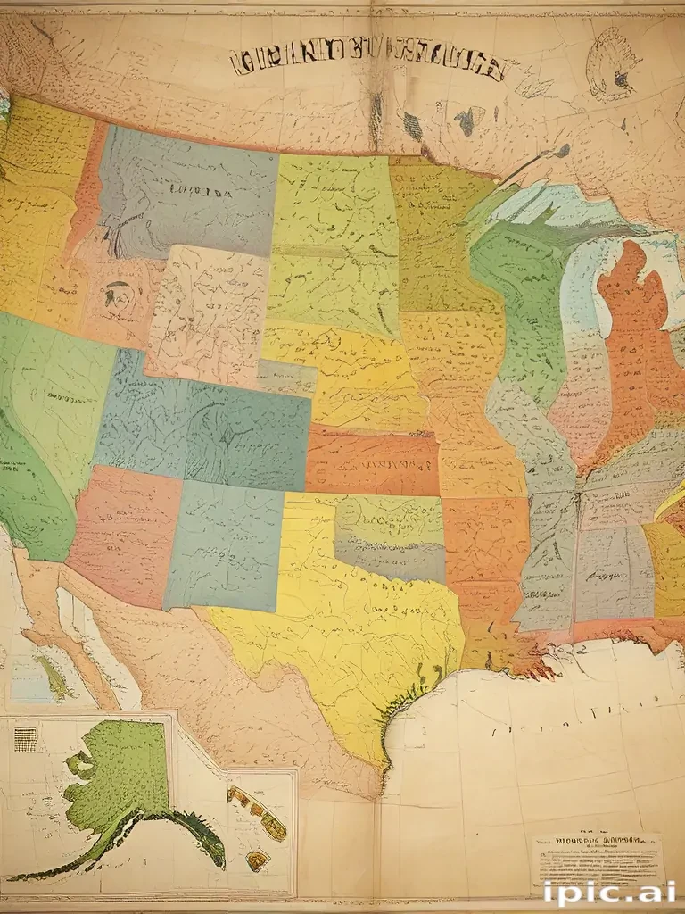 map of united states of america
