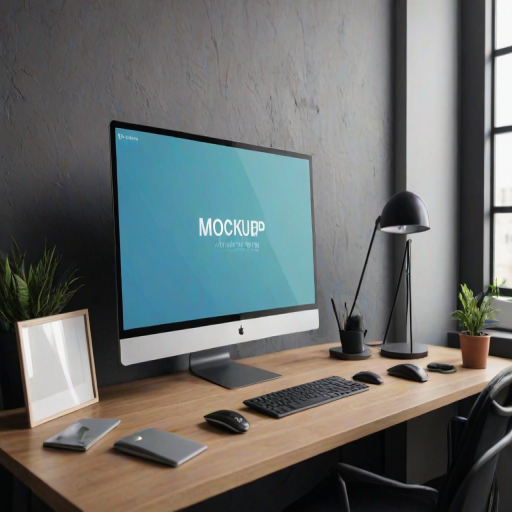 pc screen mockup