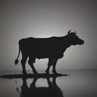 cow silhouette