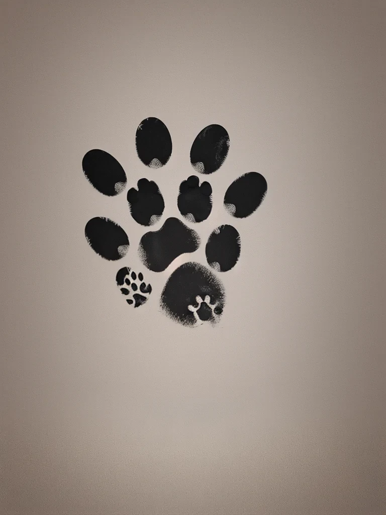 paw print background