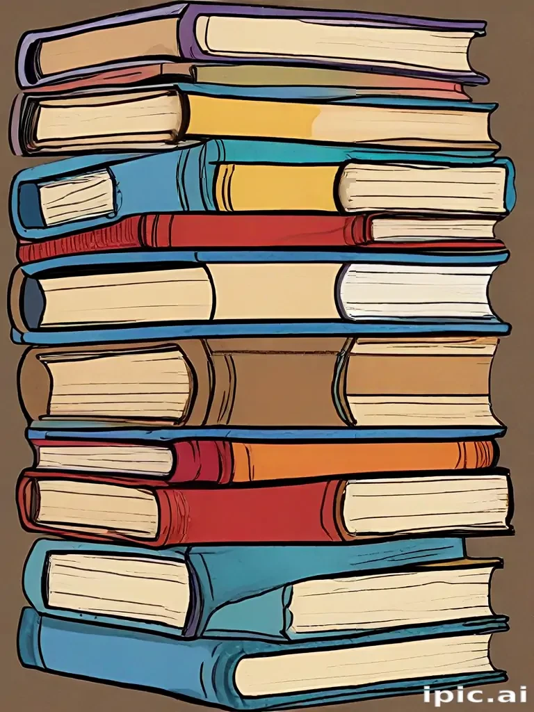 stack of books clipart