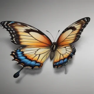 butterfly drawing outline