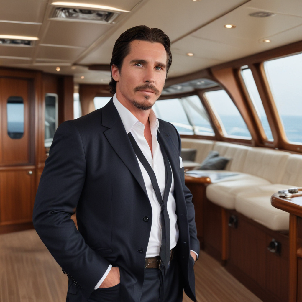 bruce wayne yacht scene