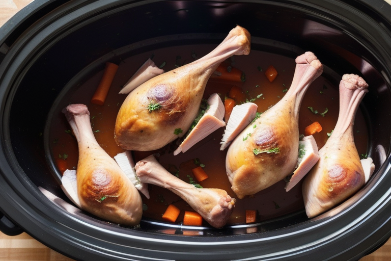 turkey drumsticks in slow cooker
