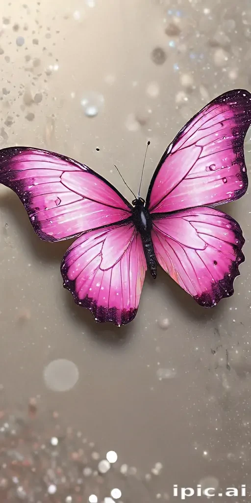 glitter butterfly wallpaper