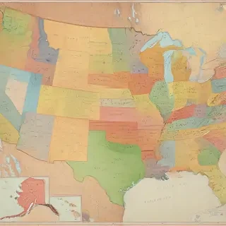 map united states