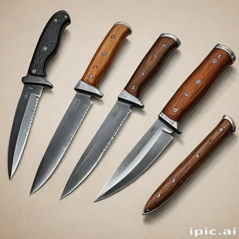 drawings of knives