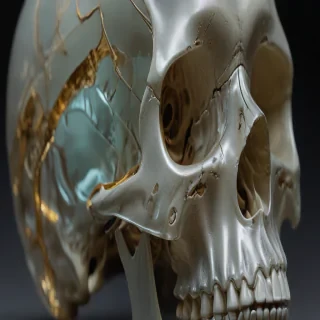transparent skull