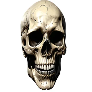 skull face png
