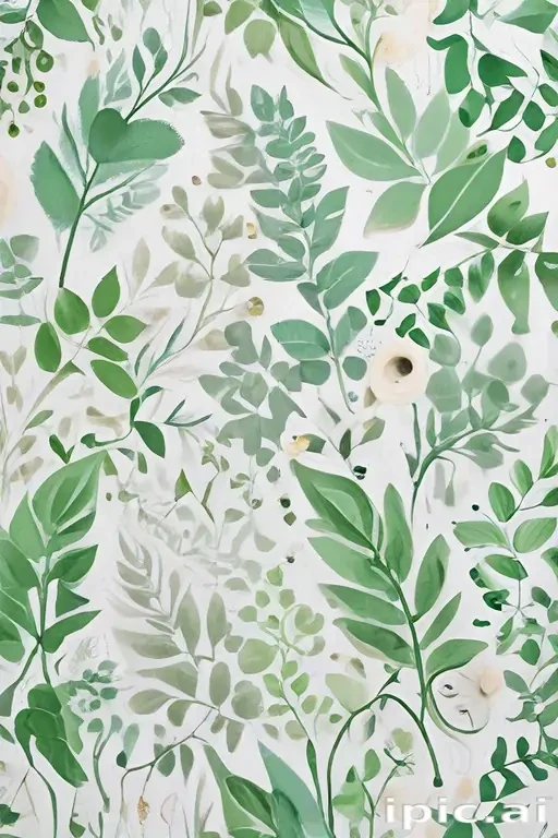background white and green