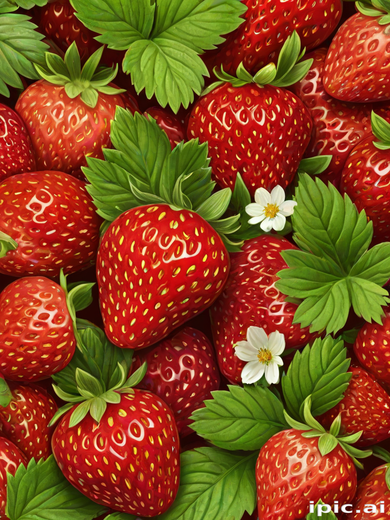 strawberry wallpaper desktop