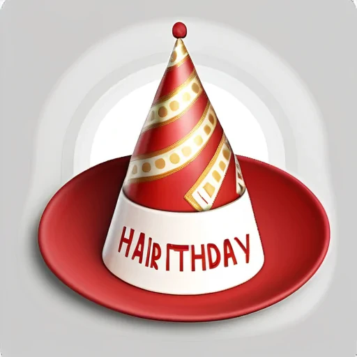 happy birthday hat png