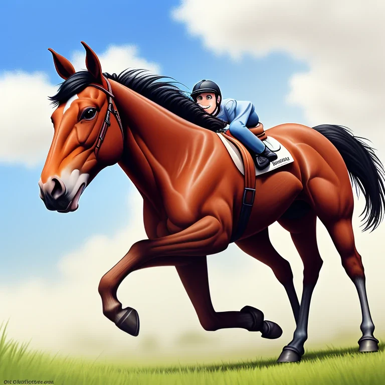 pic of horse cartoon