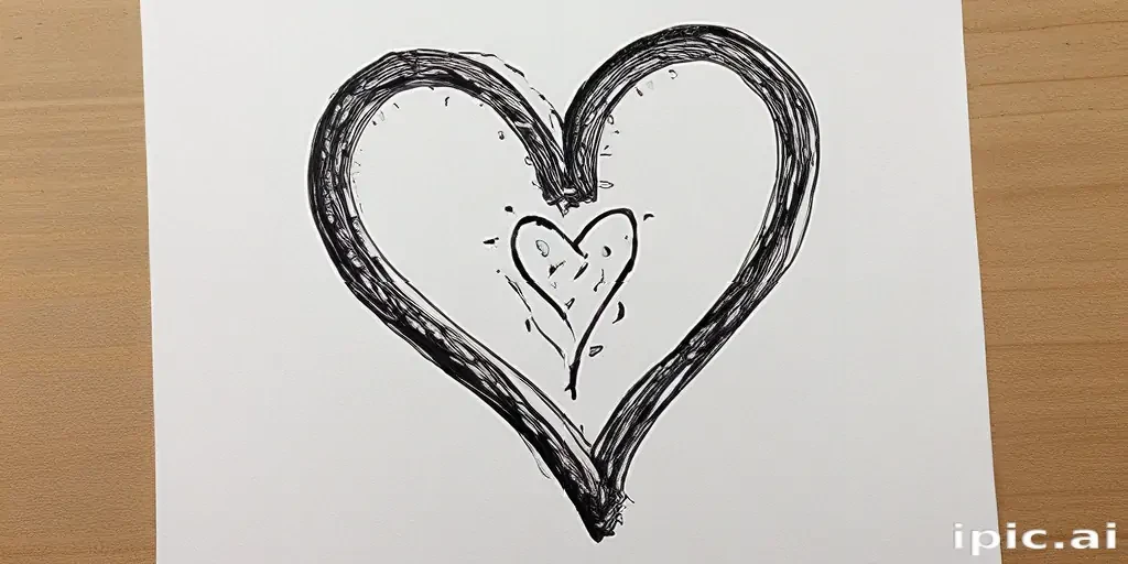 hand drawn heart