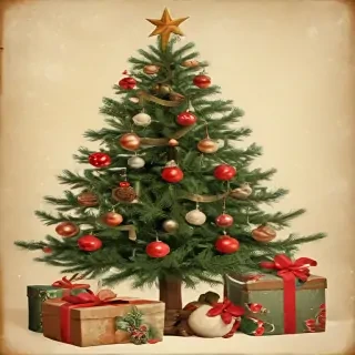 merry christmas images vintage