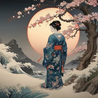 ukiyo e wallpaper