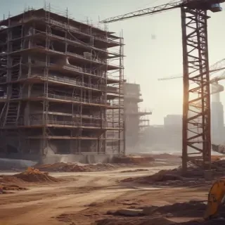 construction site background
