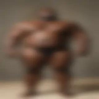 black fat man