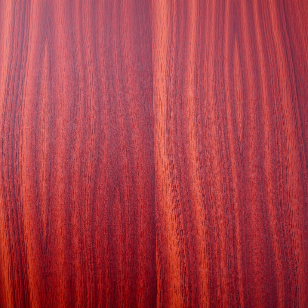 Generate a high-resolution image of rich, polished mahogany wood grain with intricate patterns, using a DSLR camera at ISO 100, aperture f/8, shutter speed 1/60 sec, top-down view, macro lens for detail enhancement.