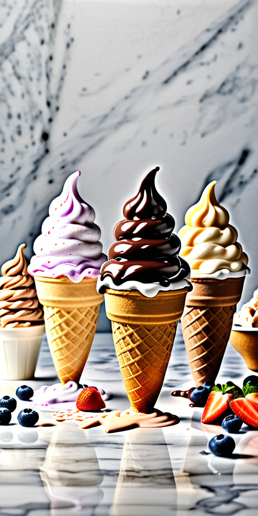soft serve ice cream mixes