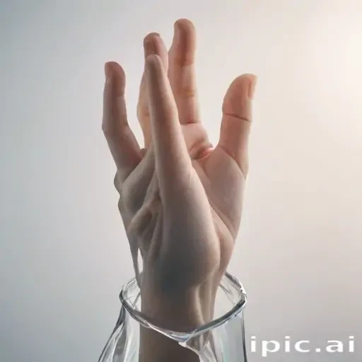 transparent prayer hand