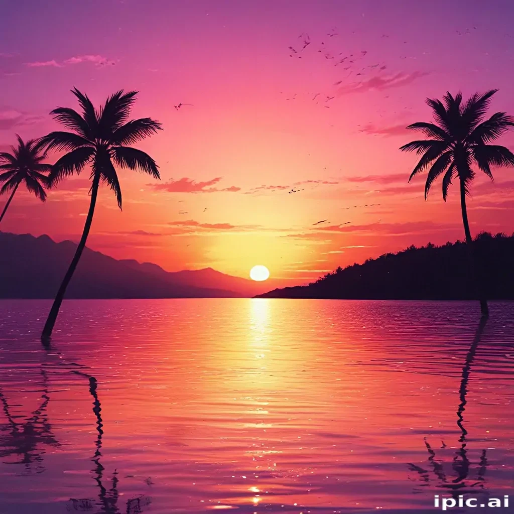 cute sunset wallpaper