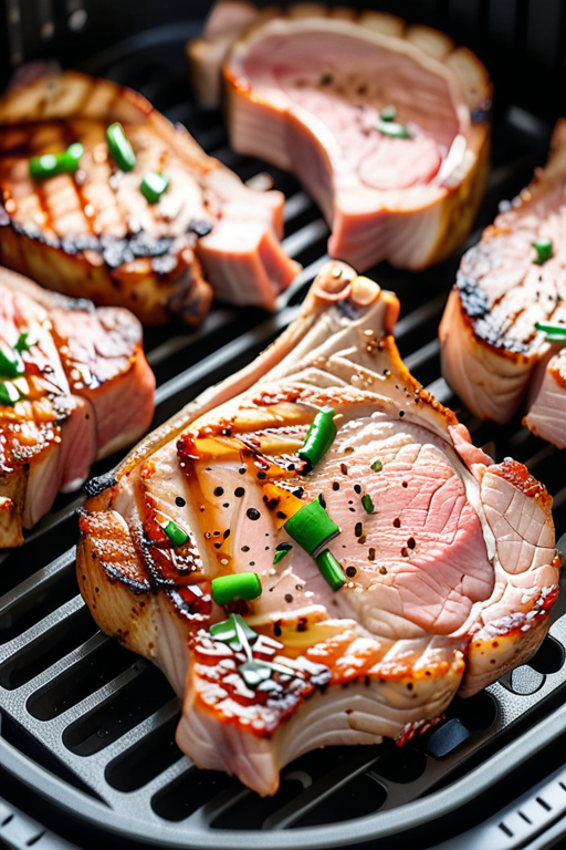 thin cut pork chops in air fryer
