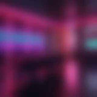 neon background aesthetic