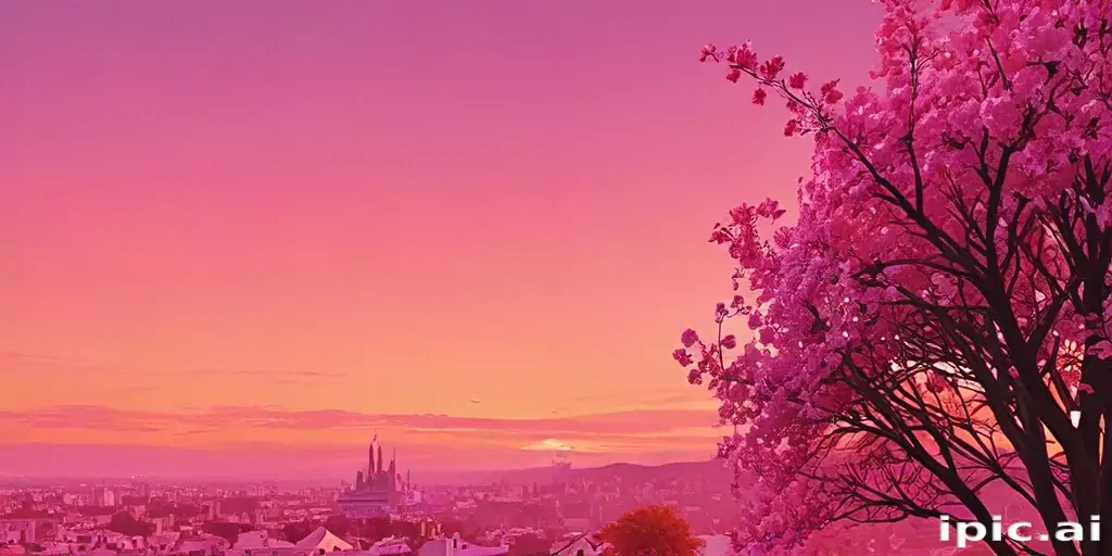 pink and orange aesthetic wallpaper
