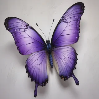 aesthetic purple butterfly