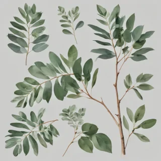 transparent eucalyptus clipart