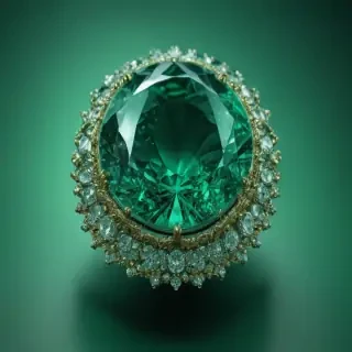 emerald green background
