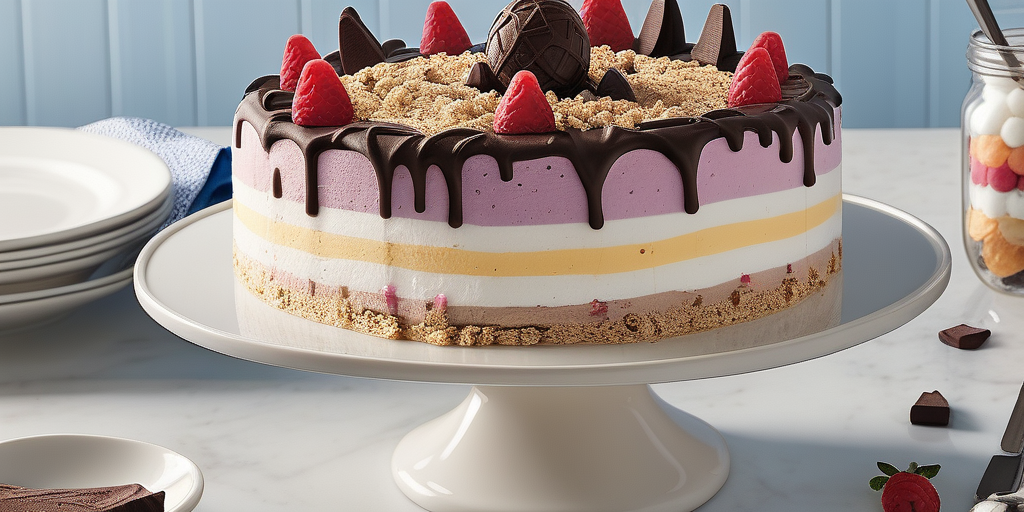 5 minute ice cream cake
