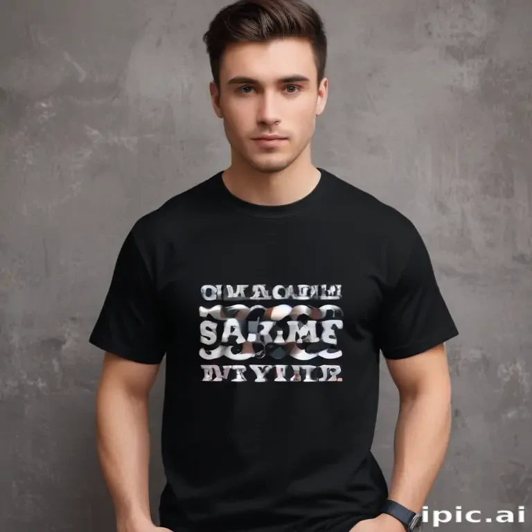 black tee shirt mockup