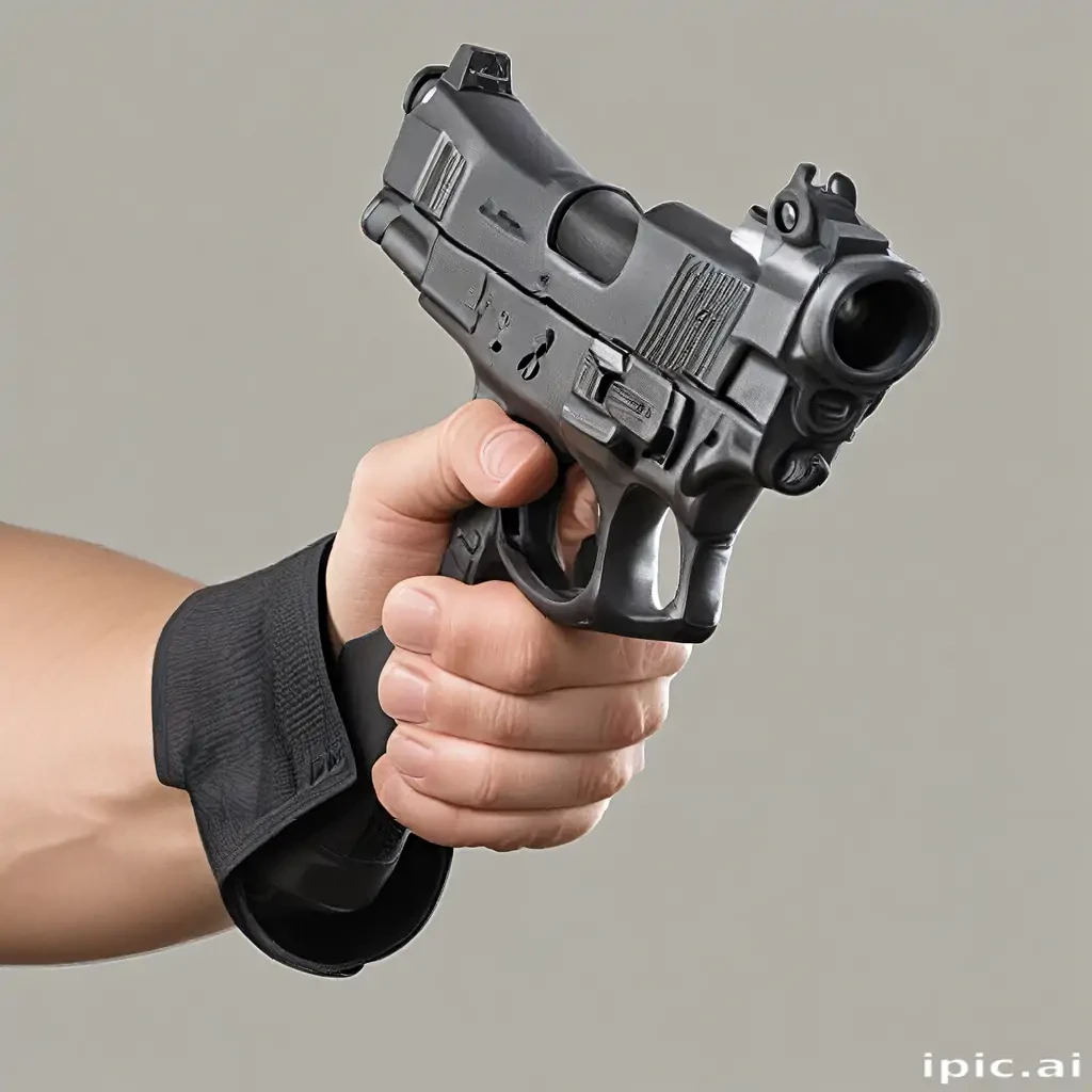 holding gun png
