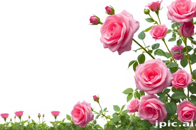 rose border