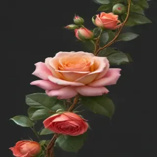 rose border png