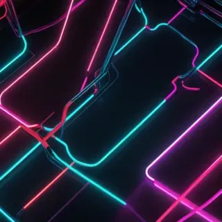 neon wallpapers for iphone