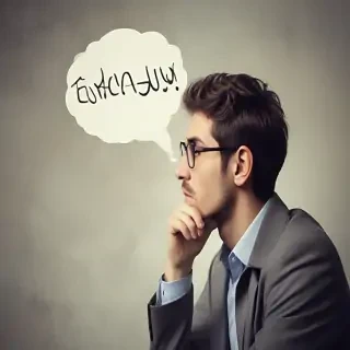 thinking person