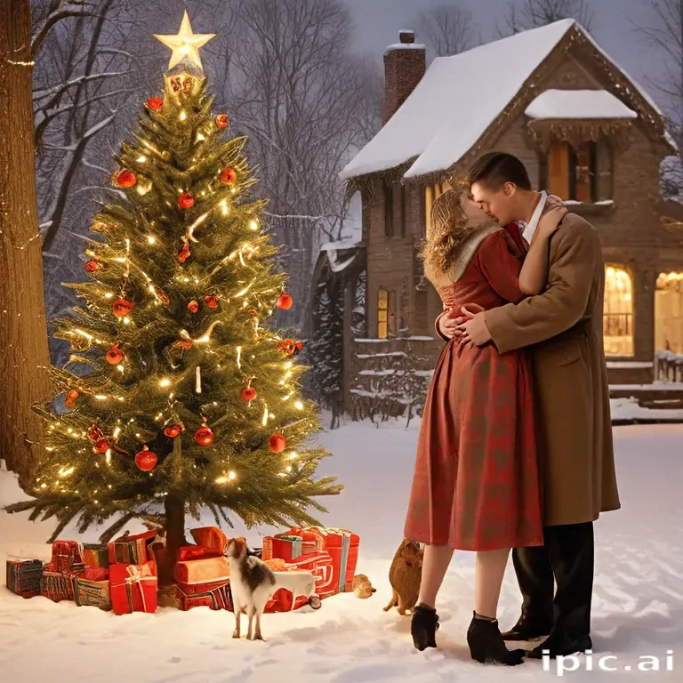 old fashioned christmas pictures
