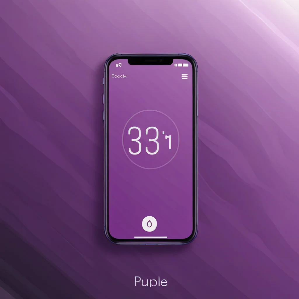purple lockscreen