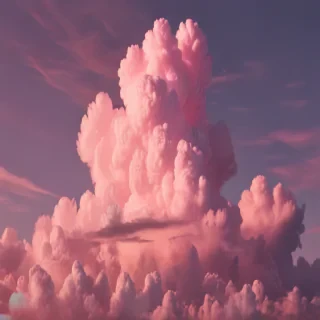 pink cloud aesthetic