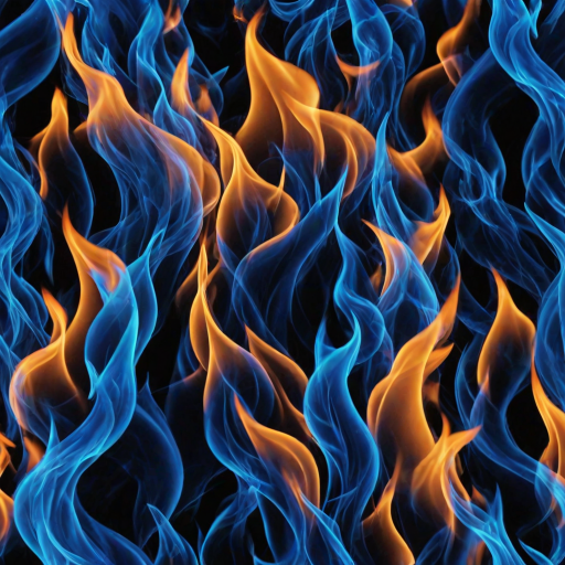 blue flame background