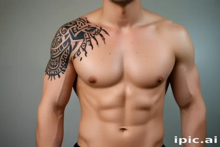 male rib tattoos