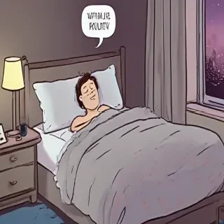 sleep cartoon