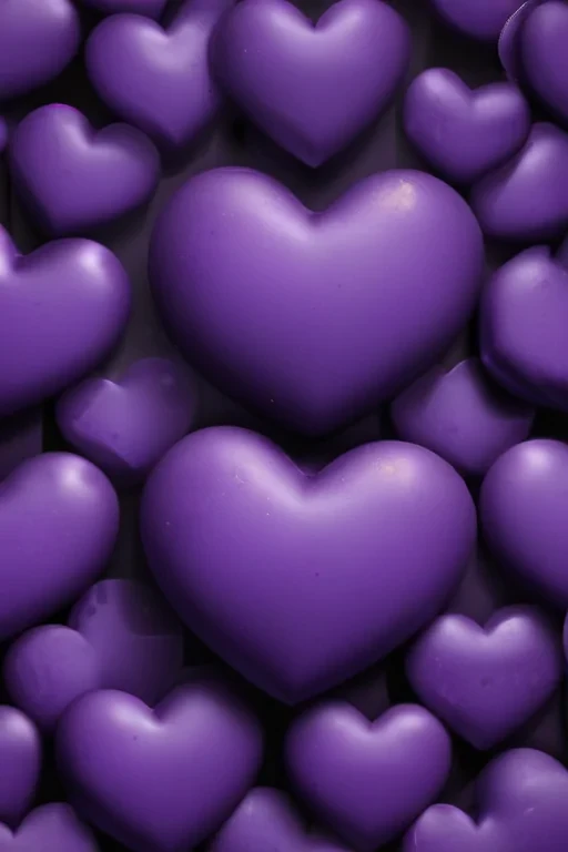 purple hearts wallpaper